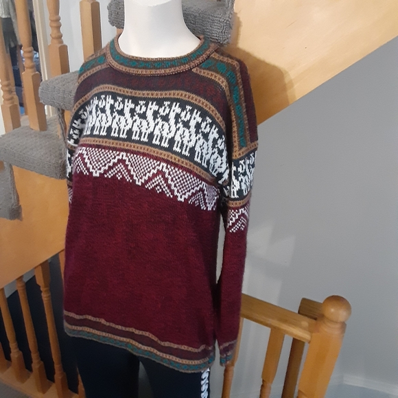 Alpaca Sweater- Men's Size Small- Unisex- Like New - Picture 3 of 4